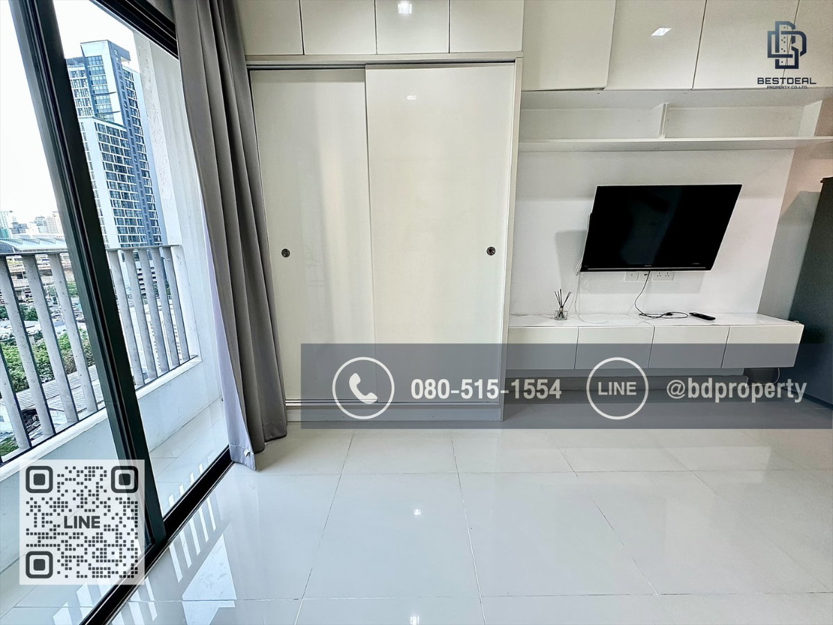 รูป Bestdeal ให้เช่า Studio 22ตรม.ราคา 13,000/เดือนเท่านั้น เฟอร์นิเจอร์และเครื่องใช้ไฟฟ้าครบ “IDEO MOBI RAMA 9” ใกล้MRT และ เซ็นทรัลพระราม 9 เพียง 80 ม. - รูปที่ 2/10