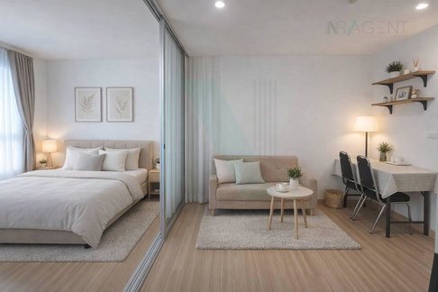 For sell condo THE NICHE ID SERITHAI Building B, Floor 4,1 bed room, Room size 28 sqm