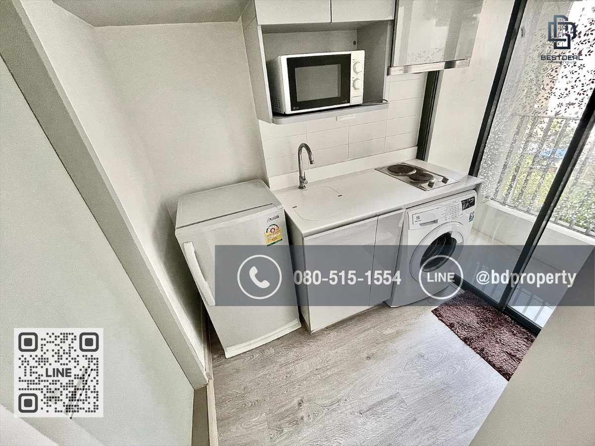 รูป Bestdeal ให้เช่า Studio 22ตรม.ราคา 13,000/เดือนเท่านั้น เฟอร์นิเจอร์และเครื่องใช้ไฟฟ้าครบ “IDEO MOBI RAMA 9” ใกล้MRT และ เซ็นทรัลพระราม 9 เพียง 80 ม. - รูปที่ 7/10