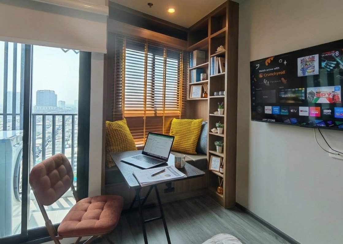รูป ✨ ไลฟ์ อโศก–พระราม 9 ห้อง 1 ห้องนอน ขนาด 36 ตร.ม. ใกล้ MRT อยู่สบาย ใจกลางเมือง - รูปที่ 4/10