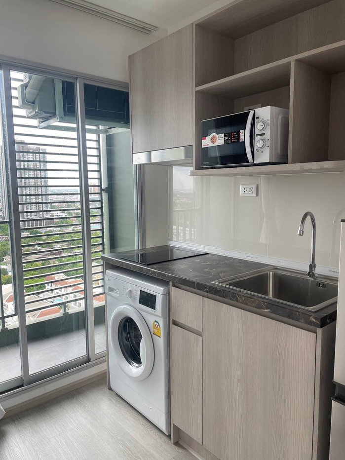 รูป ให้เช่าคอนโด Elio Sathorn Wutthakat คอนโดใหม่แต่งครบพร้อมเข้าอยู่ใกล้รถไฟฟ้าBTSวุฒากาศเพียง470เมตรเท่านั้นเดินทางสะดวก!! - รูปที่ 2/5