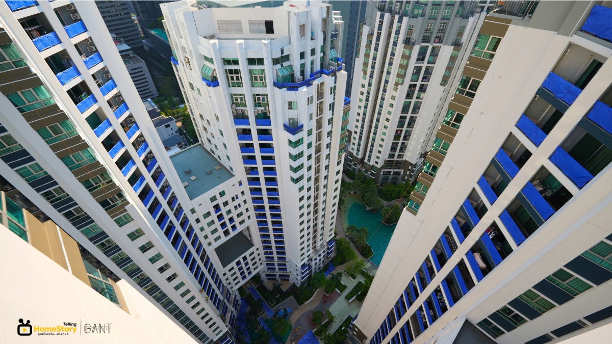 รูป ขายคอนโด 2 ห้องนอน วิวสวย ใจกลางเมือง โครงการเบ็ล แกรนด์ พระราม9 (Gant-352) - รูปที่ 18/20