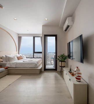 for rent Studio unit high floor fully furnished
