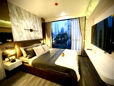 คอนโดให้เช่า : Ideo mobi S40 350 m from Eakkamai gateway / BTS EakkamaiFloor7 Clear view 35 sqm 1 bedroom
