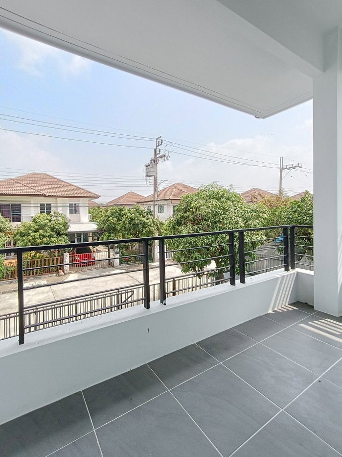 รูป หนองจอก  ประชาสำราญ หมู่บ้านเอ็กซ์เทนโซ  ใกล้ สถานีตำรวจประชาสำราญ นัดชมบ้าน 085-318-6868 คุณวา - รูปที่ 12/24