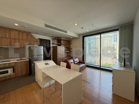 ▚ LI123ツ ให้เช่า: Pyne By Sansiri 1BR 45sqm. 29K ✨ ห้องสวย ชั้นสูง วิวสระ ติด BTS ราชเทวี 0 เมตร 🏙️