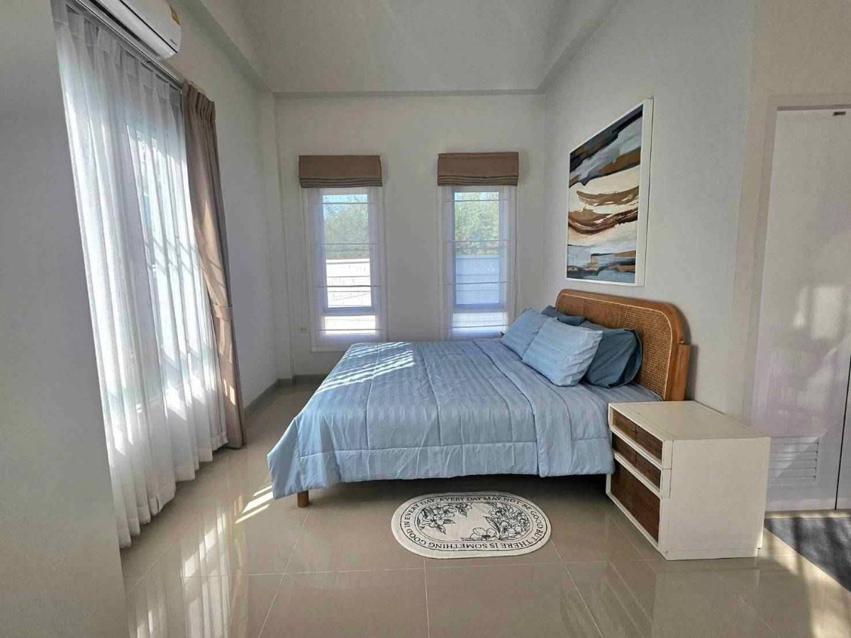 รูป ให้เช่า Pool Villa หางดง(บ้านถวาย) เชียงใหม่ พร้อมตกแต่ง เฟอร์ไม้สักทุกห้อง (R1030) T.0946511456 - รูปที่ 11/13