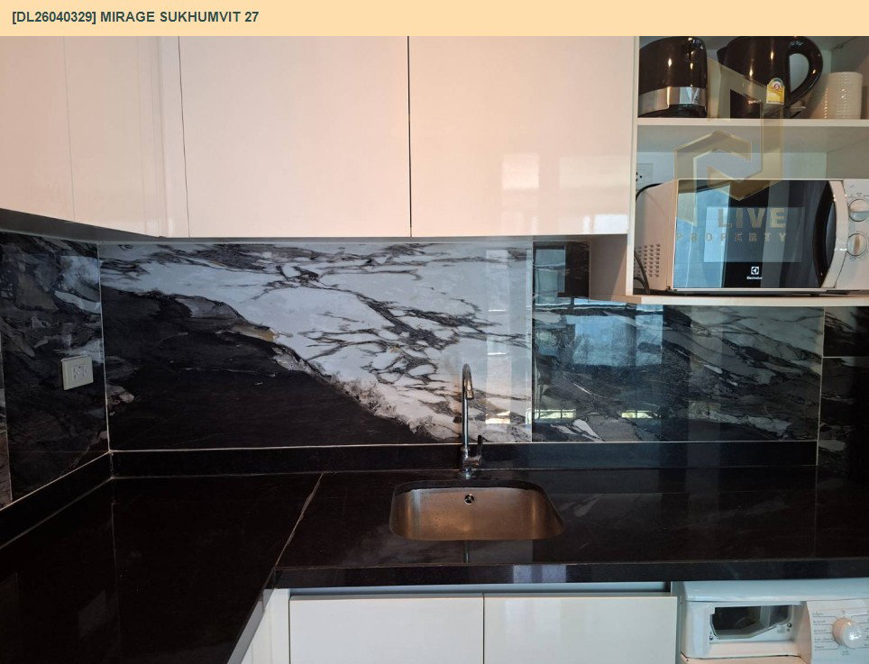 รูป DL26040329 ให้เช่าคอนโด มิราจ สุขุมวิท 27 (Mirage Sukhumvit 27) ใกล้ MRT สุขุมวิท พร้อมเข้าอยู่ โทรด่วน 0614453194 LineID @162cjixi - รูปที่ 9/19
