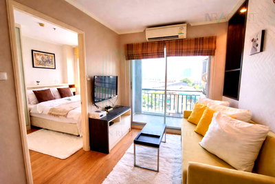 Condos for sale Rama 3 Road : For Sell Condo LUMPINI VILLE RATBURANA - RIVERVIEW Building B, Floor 7,1 bed room, Room size 30 sqm