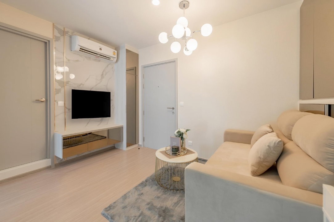 รูป ขาย ASPIRE ASOKE - RATCHADA วิวสวนและสระว่ายน้ำ เฟอร์นิเจอร์ครบ พร้อมเข้าอยู่ ทำเลดี ใกล้ MRT พระราม 9-SW003598 - รูปที่ 2/6