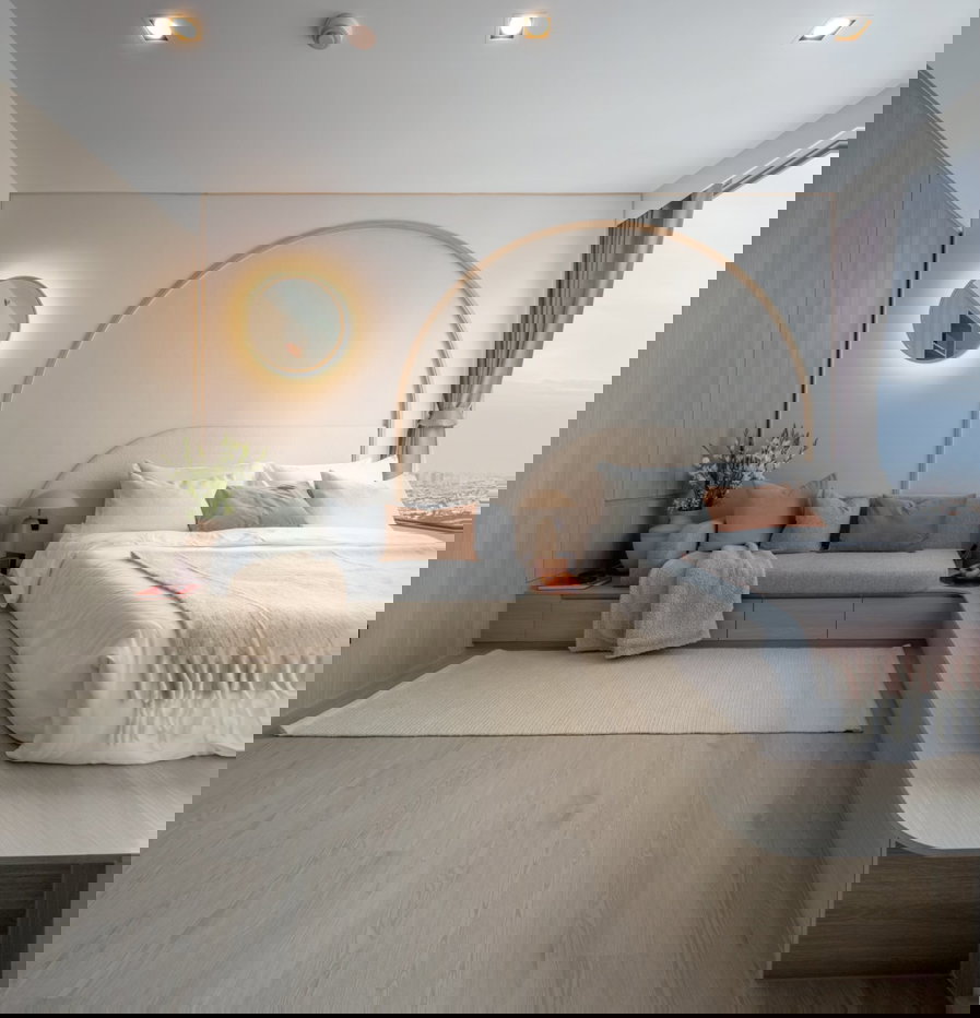 รูป ให้เช่า สตู ตกแต่งครบ ชั้นสูง พร้อมเข้าอยู่ - รูปที่ 3/11