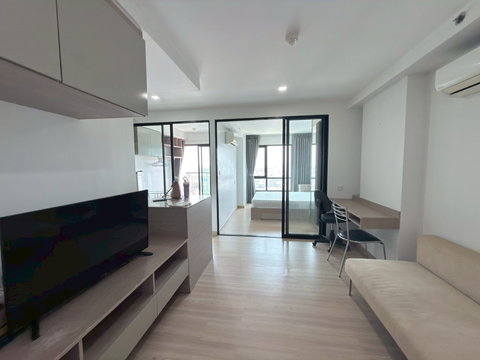 ให้เช่าคอนโด ไนท์บริดจ์ สกายซิตี้ สะพานใหม่ ติดBTSสายหยุด พร้อมเฟอร์นิเจอร์ และเครื่องใช้ไฟฟ้า ขนาด 34.5 ตร.ม. 12,000/เดือน