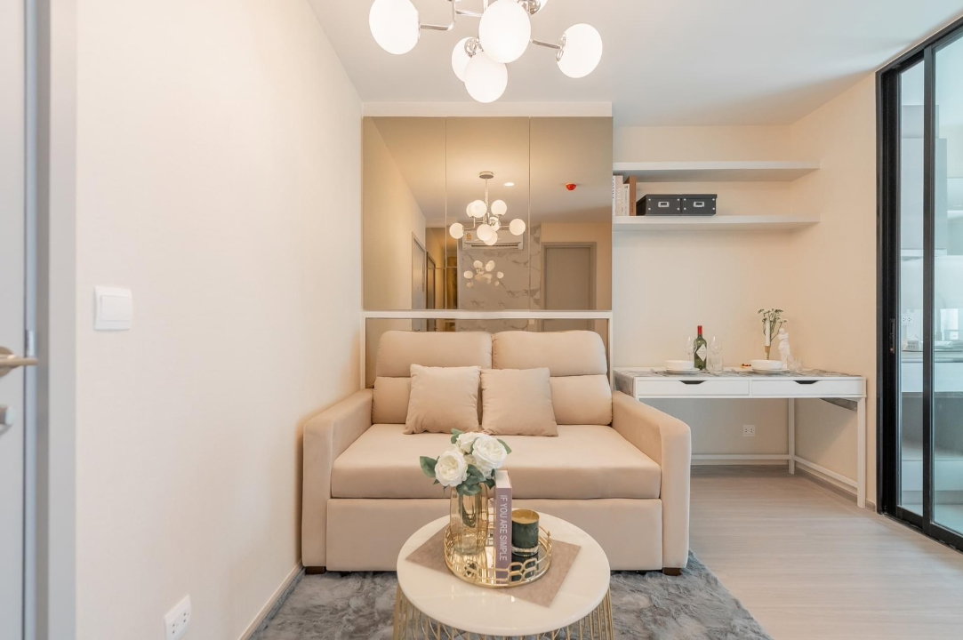 รูป ขาย ASPIRE ASOKE - RATCHADA วิวสวนและสระว่ายน้ำ เฟอร์นิเจอร์ครบ พร้อมเข้าอยู่ ทำเลดี ใกล้ MRT พระราม 9-SW003598 - รูปที่ 3/6