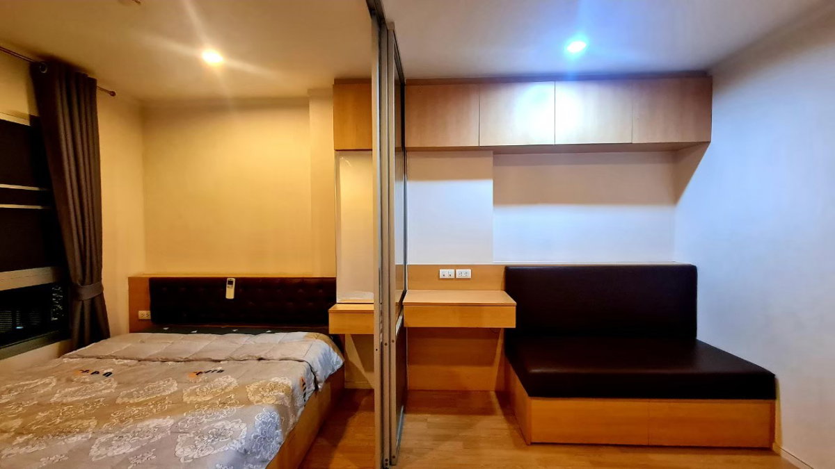 รูป ให้เช่าห้องแต่งพร้อม เฟอร์ครบ วิวสวน ราคาถูก ใกล้ ARL และ MRT สถานีหัวหมาก - รูปที่ 3/9