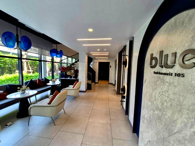 Condos for rent : [RENT]  ST0846    Blue Sukhumvit 105      (ID with @in front, LINE ID:  @idhomeland)