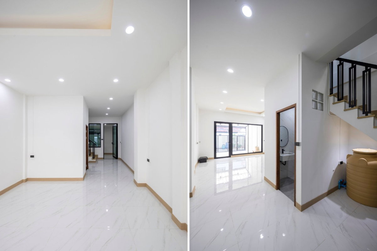 รูป ขาย ทาวน์เฮ้าส์ 3 ชั้น ทำเลบางแวก-พรานนก-ราชพฤกษ์ สไตล์มินิมอล ฟังก์ชันครบ - รูปที่ 2/7
