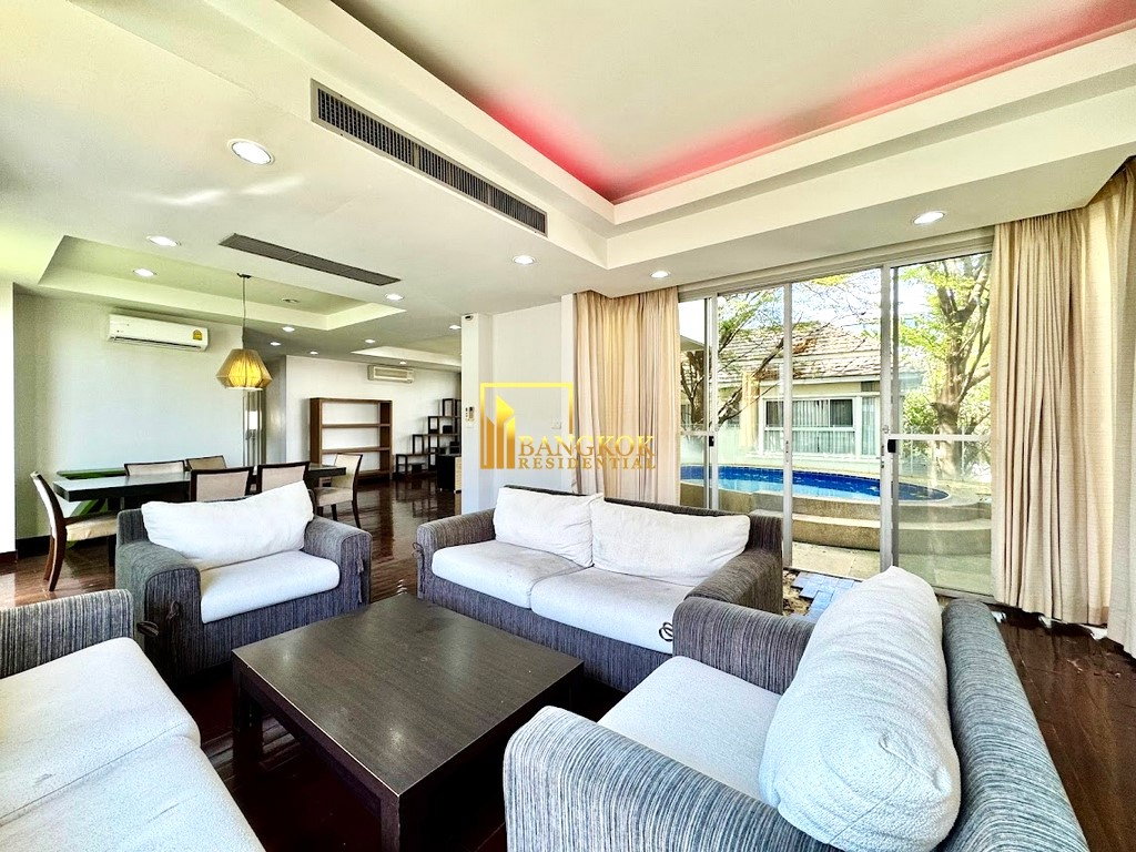 รูป Baan Sun Wichai | Spacious 4 Bed Pool Villa in Rama 9 Area - BR28064SH - รูปที่ 3/38
