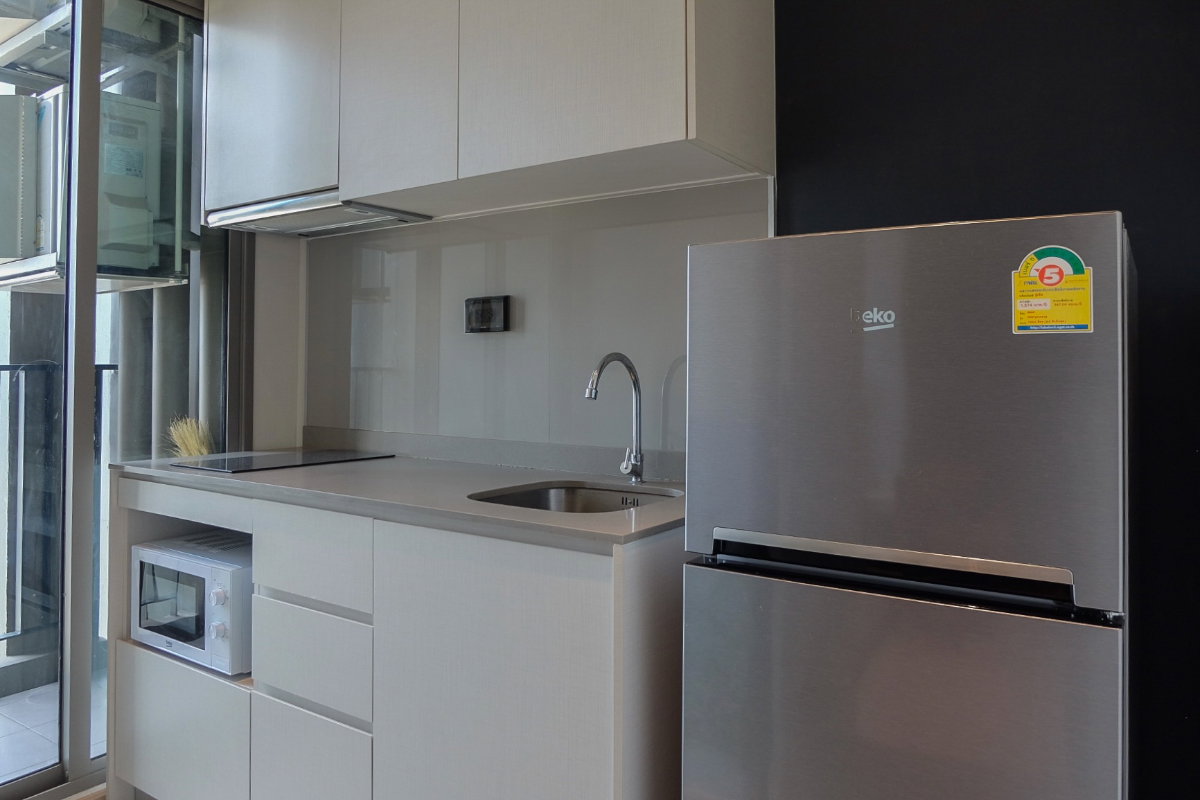 รูป ✅ ✅ ให้เช่า - Whizdom Station Ratchada - Thapra , 1 ห้องนอน พร้อมเข้าอยู่ ติดต่อไลน์ @bktasset โทร 095-325-8928 - รูปที่ 5/6