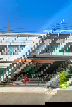 For Rent: 2-Storey Townhome at Pleno Ramintra. Garden-Facing Unit | Single-House Feel | Fully Furnished | Prime Location Near Pink Line