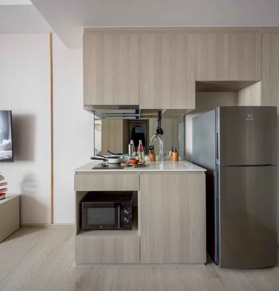 รูป ให้เช่า สตู ตกแต่งครบ ชั้นสูง พร้อมเข้าอยู่ - รูปที่ 7/11