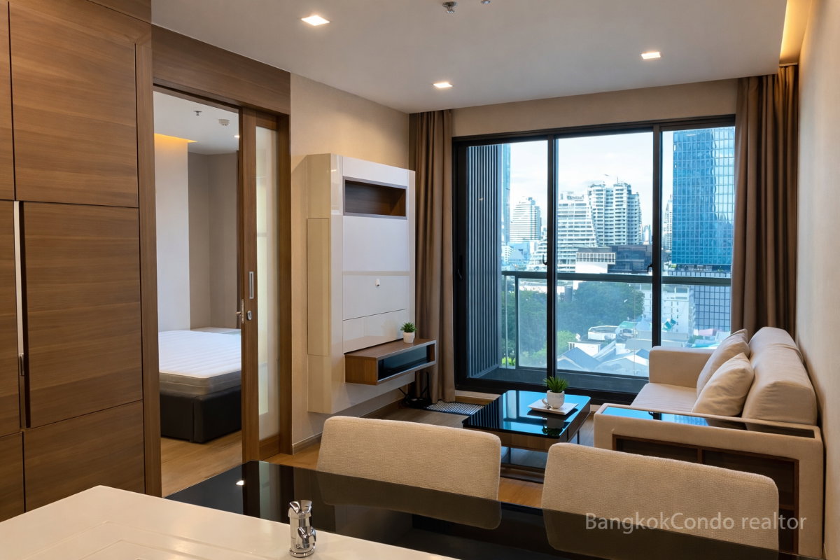 รูป 🍀🍀🍀modern room💙ให้เช่า📍 ดิ แอดเดรส สาทร 🌹🌹 (Line:@rent2022) พร้อมเข้าอยู่ ✨ A07980 - รูปที่ 7/12