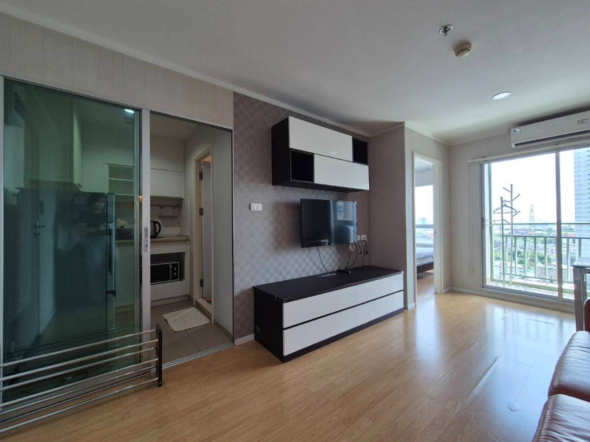 รูป ให้เช่าห้องแต่งพร้อม เฟอร์ครบ ห้องใหญ่ วิวดี ใกล้ ARL และ MRT สถานีหัวหมาก - รูปที่ 8/18