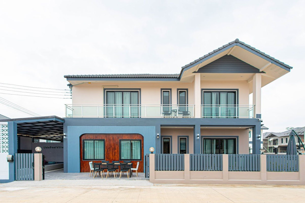 รูป 🏡 พูลวิลล่าให้เช่า หนองจ๊อม | 4 ห้องนอน บ้านหรู เฟอร์ครบ พร้อมสระส่วนตัว - รูปที่ 1/33