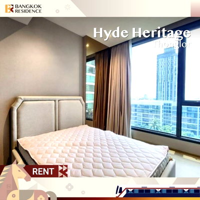 Condos for rent :  Condo for Rent 💎Hyde Heritage Thonglor🌠90K, 2BR, 78 sqm, Rare Beautiful Unit  with Unblocked View 