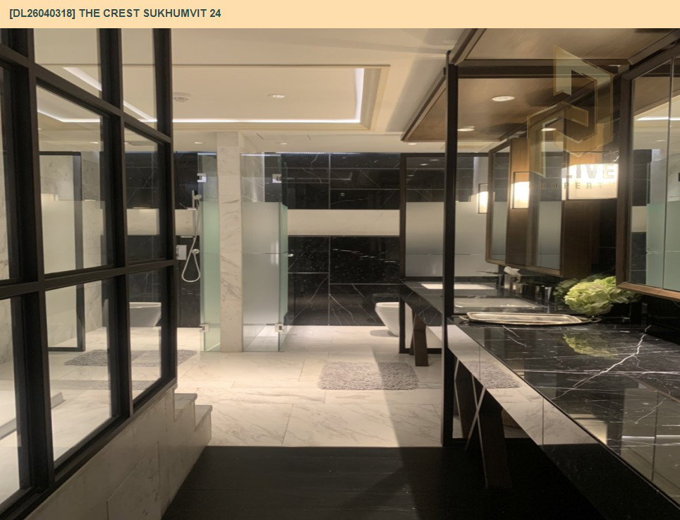 รูป DL26040318 ให้เช่าคอนโด เดอะ เครสท์ สุขุมวิท 24 (The Crest Sukhumvit 24) ใกล้ BTS พร้อมพงษ์ พร้อมเข้าอยู่ โทรด่วน 0656133286 LineID @534wlwof - รูปที่ 9/14