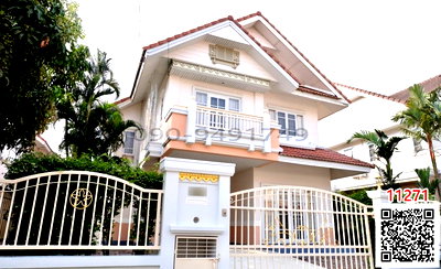 เช่าบ้านเดี่ยว วิทยาลัยเทคนิคกาญจนาภิเษกมหานคร : เช่า บ้านเดี่ยว 2 ชั้น หมู่บ้าน Parkway Chalet รามคำแหง 190 เขตมีนบุรี 