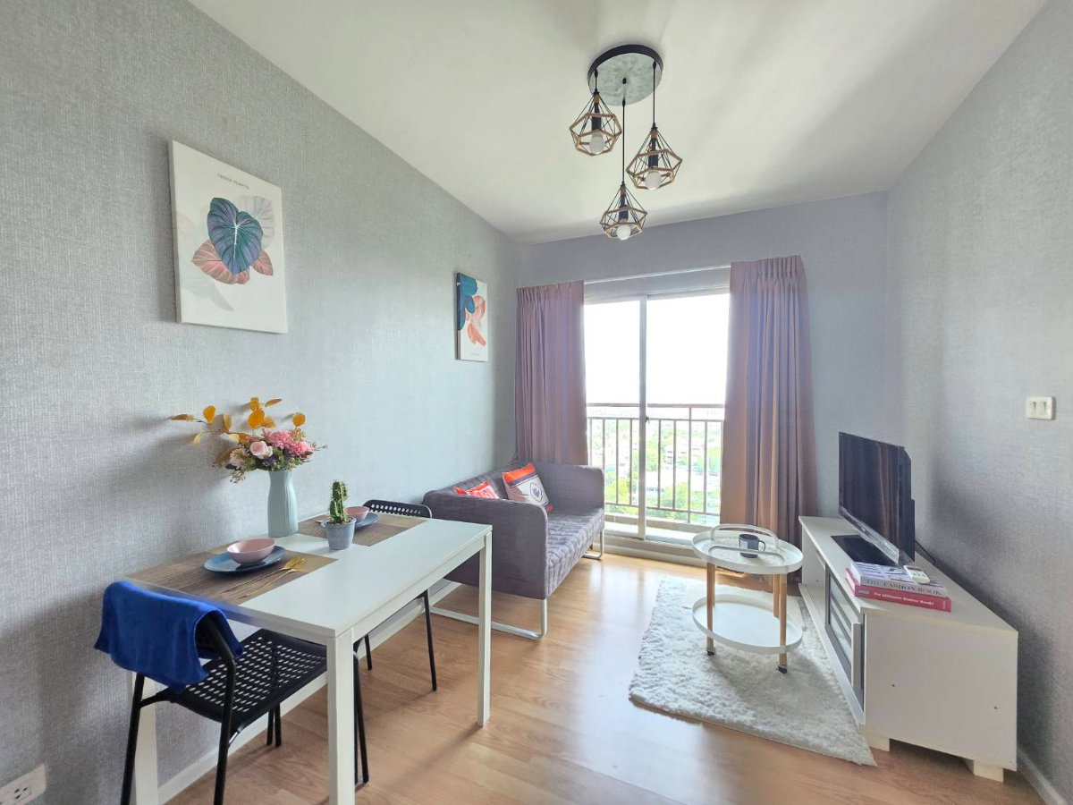 รูป svs286 ให้เช่า คอนโด เดอะ พาร์คแลนด์ ไลท์ สุขุมวิท – ปากน้ำ THE PARKLAND SUKHUMVIT – PAKNAM ห้องใหม่แต่งสวย ใกล้รถไฟฟ้าปากน้ำ - รูปที่ 2/11