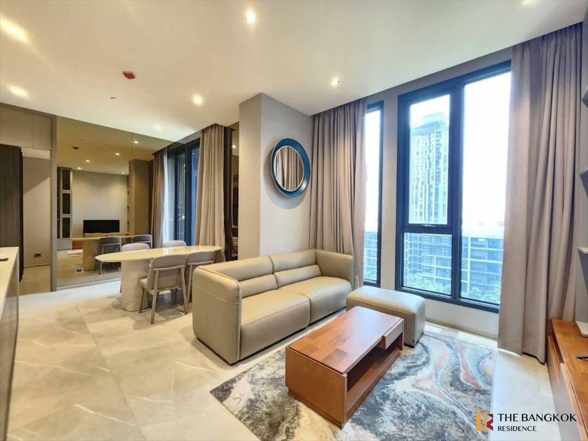 รูป  เช่าคอนโด 💎Hyde Heritage Thonglor🌠90K, 2BR, 78 sqm, Rare Beautiful Unit  with Unblocked View  - รูปที่ 4/8