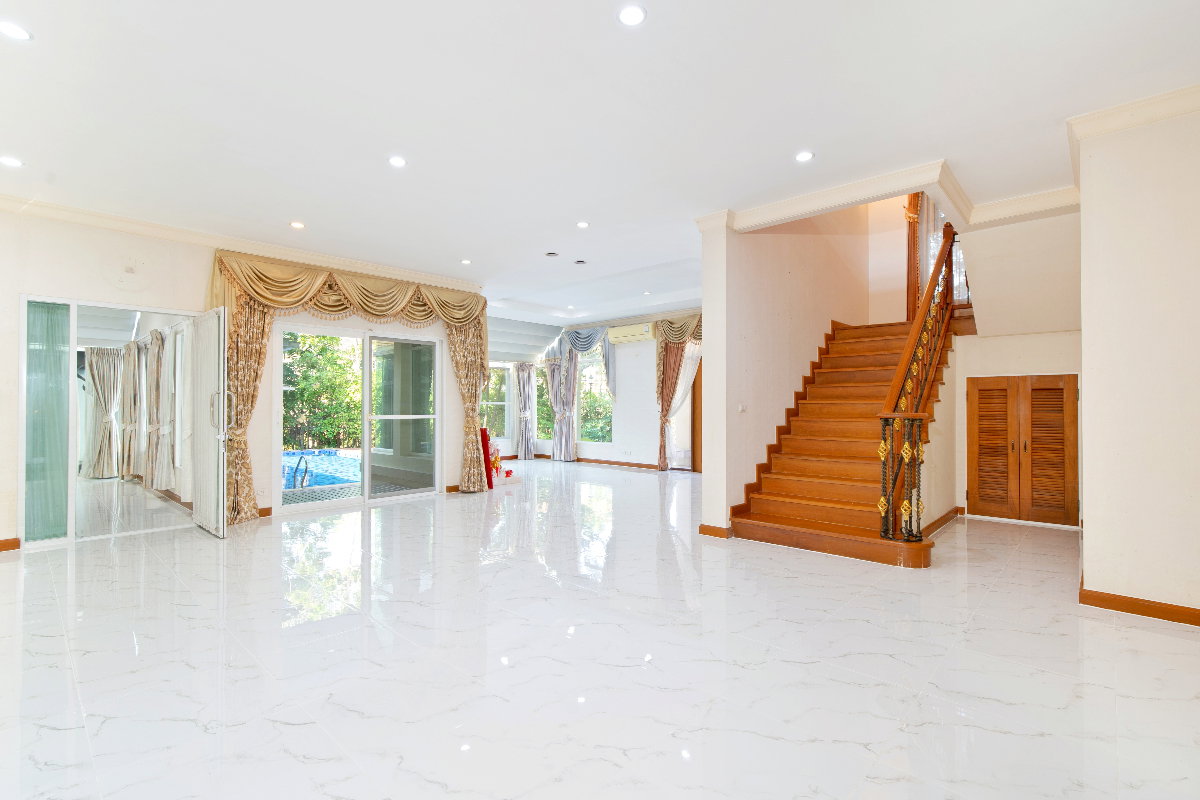 รูป [บ้านวิวสระ] คิวเฮ้าส์ อเวนิว พระราม 5 บ้านเดี่ยวหลังใหญ่ บรรยากาศรีสอร์ท  - รูปที่ 12/25