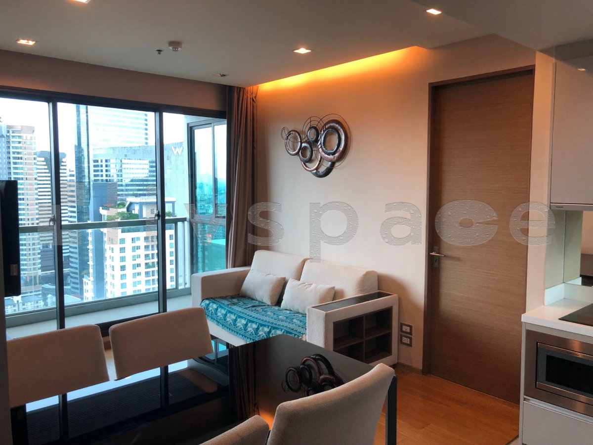 รูป ▚ LI130ツ ให้เช่า: The Address Sathorn 2BR 65.87sqm. 42K ✨ ห้องเพิ่งว่าง! ชั้นสูงมาก ลมดี ห้องสะอาดโทนอุ่น เรียบหรู 🏙️ - รูปที่ 2/5