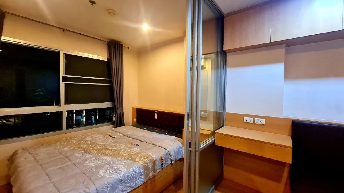 รูป ให้เช่าห้องแต่งพร้อม เฟอร์ครบ วิวสวน ราคาถูก ใกล้ ARL และ MRT สถานีหัวหมาก - รูปที่ 4/9