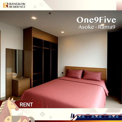 Condos for rent :  One9Five Asoke - Rama9 💎 Beautiful Unit in a Quality Building, Near MRT Rama9 