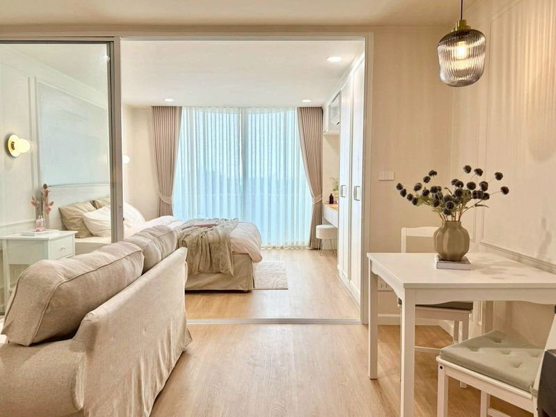 รูป ขายคอนโด นครพิงค์ซิตี้วิว(คันคลอง) เฟอร์นิเจอร์และเครื่องใช้ไฟฟ้าครบ พร้อมเข้าอยู่ วิวดอยสุเทพ ใกล้มช. มีโควต้าต่างชาติ-SW003620 - รูปที่ 3/17