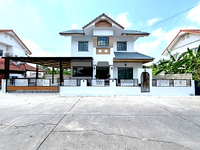 บ้านเดี่ยว กรุงเทพมหานคร : มีนบุรี สุวินทวงศ์ บึงขวาง หมู่บ้านประภาวรรณ นัดชมบ้าน 085-318-6868 คุณวา