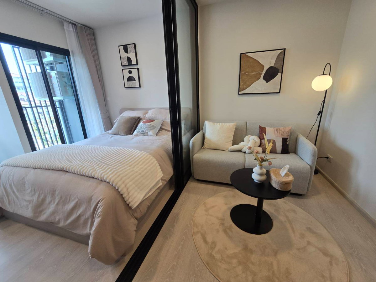 รูป ให้เช่า ดีคอนโด วิวิด ห้อง 28 ตรม. ค่าเช่า 13,000 / เดือน ห้องแต่งพร้อมเข้าอยู่ ชั้น 2 ตึก A  - รูปที่ 2/10