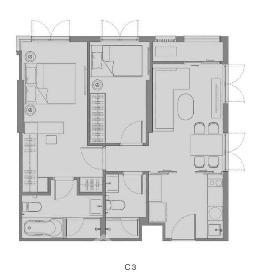 รูป คอนโด 2-ห้องนอน ที่ แชปเตอร์ ทองหล่อ 25 ใกล้ ทองหล่อ (ID 2796822) - รูปที่ 6/6