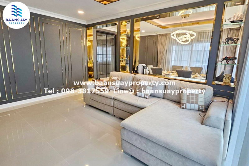 รูป ให้เช่า บ้านเดี่ยว 2 ชั้น โครงการหรู The City บางนา  พร้อมเข้าอยู่ ใกล้ Mega บางนา - รูปที่ 2/13