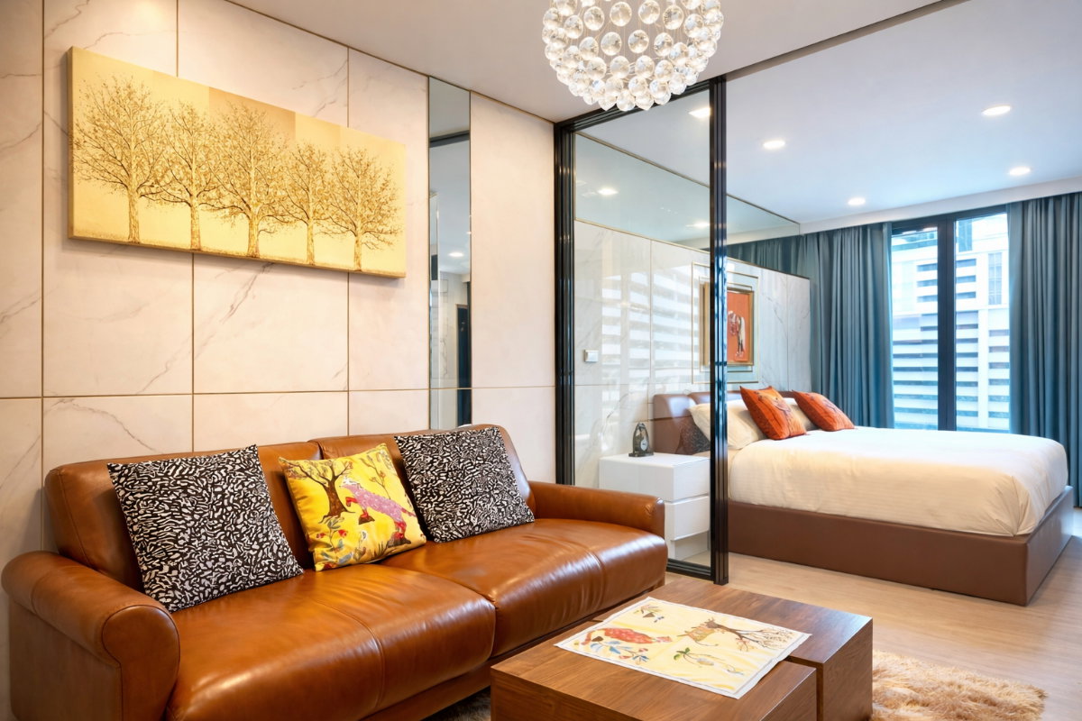 รูป ห้องใหญ่ 36 ตร.ม. ทำเลฮอต พร้อมเข้าอยู่ One9Five Asoke - รูปที่ 3/10
