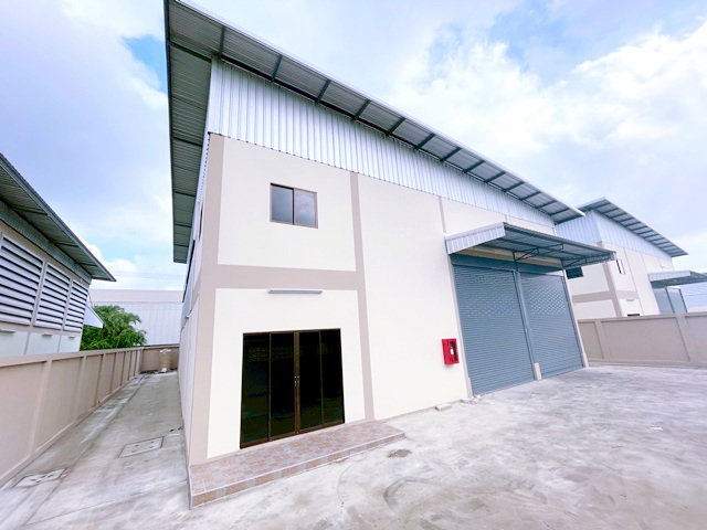 รูป โกดัง Stand Alone DO HOME ทำเลศักยภาพ สมุทรสาคร อาคาร 375–415 ตรม. ถ.บ้านแพ้ว ดูโฮม มหาชัย 800ม. ให้เช่าบนที่ดิน 200 ตรว. - รูปที่ 2/8