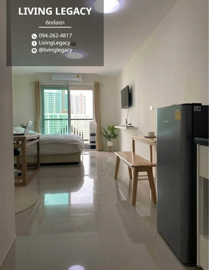 รูป SOFS7B ให้เช่าคอนโด Asakan Place Srinakarindra 30 ตร.ม. ชั้น 22 line id : @livinglegacy - รูปที่ 4/10