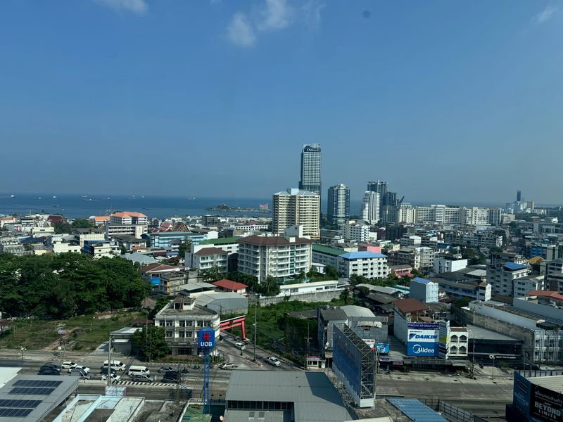 รูป ให้เช่าคอนโดแหลมทอง ศรีราชา ใจกลางเมือง ใกล้ห้าง เดินทางสะดวก - รูปที่ 14/17