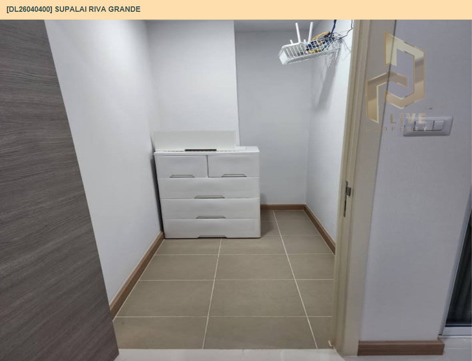 รูป DL26040400 ให้เช่าคอนโด ศุภาลัย ริวา แกรนด์ (Supalai Riva Grande ) ใกล้ - พร้อมเข้าอยู่ โทรด่วน 0800343450 LineID @655ebbvc - รูปที่ 9/11