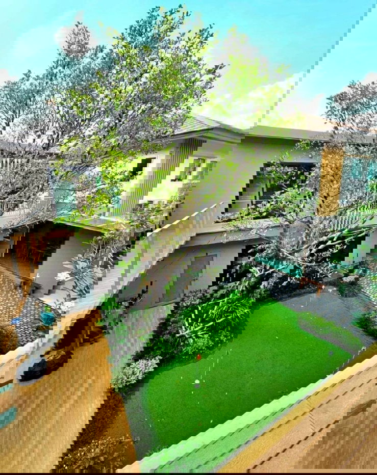 รูป ขาย เช่าบ้านเดี่ยวหรู 2 ชั้น เนอวาน่า ไอคอน วงแหวนพระราม 9 พร้อมสนามพัตกอล์ฟ สไตล์คอร์ทยาร์ด ใกล้แฟชั่นไอส์แลนด์ ทับช้าง สะพานสูง - รูปที่ 4/16