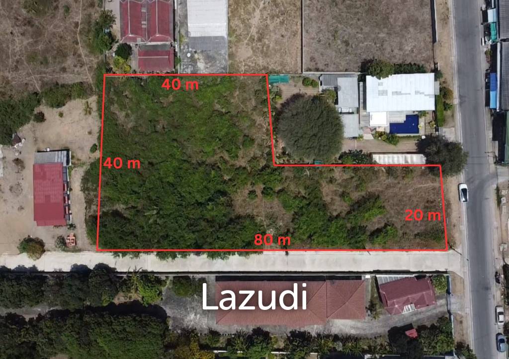 รูป ขายที่ดิน 1-2-12 ไร่ใกล้ทะเลปากน้ำปราณ เหมาะสำหรับบ้านพักตากอากาศ - รูปที่ 3/8