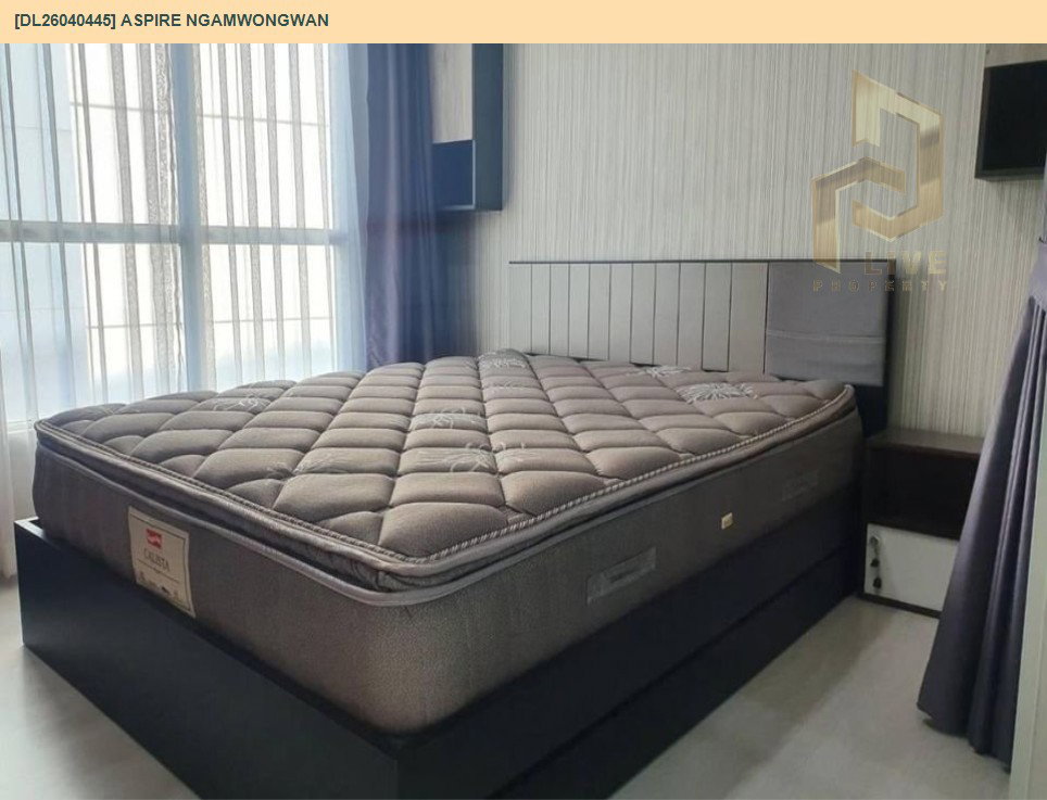 รูป DL26040445 ขายคอนโด แอสไพร์ งามวงศ์วาน (Aspire Ngamwongwan) ใกล้ - พร้อมเข้าอยู่ โทรด่วน 0653619502 LineID @897iyzll - รูปที่ 2/7