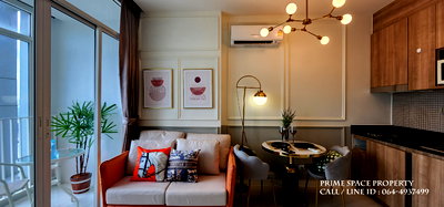 Condos for rent Victory Monument : 💥💥Short Term 2-3 months welcome New Renovated Room with Central World View with Pocket Garden on the floor